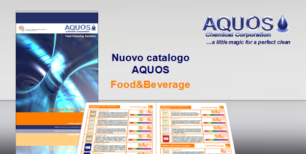 On line il nuovo catalogo dei prodotti detergenti relativi alle applicazioni del settore &quot;Food & Beverage&quot;