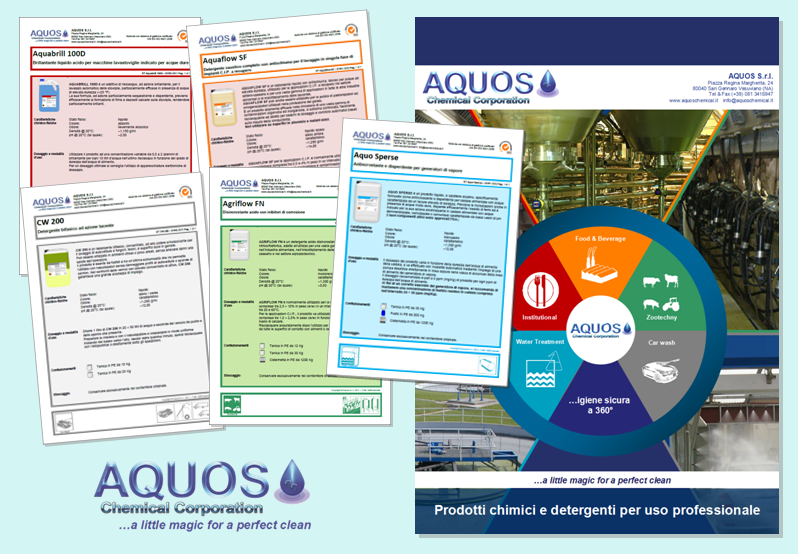 On line la nuova revisione delle schede tecniche dei detergenti Aquos